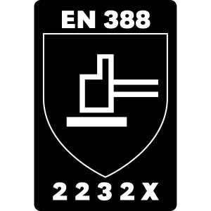 Arbetshandskar 8 Hi-Vis Läder Skyddskrage