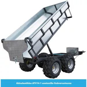 Atv Tippvagn Max. 1400Kg Elhydraulisk