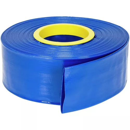 Avtappningsslang Flat 32Mm Pvc 4Bar Blå 25M