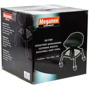 Barstol Justerbar Med Hjul