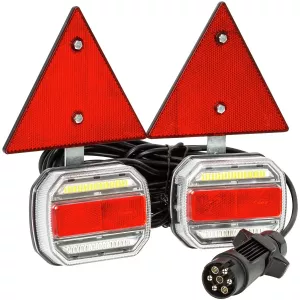 Belysningssats Till Släpvagn Canbus 12V 10,5M Magn