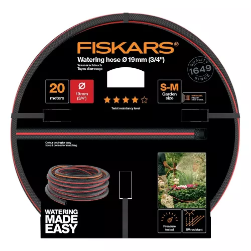 Bevattningsslang 19Mm (3/4") 20M Q4 Fiskars