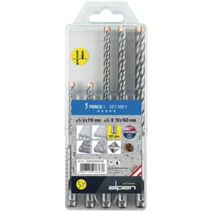 Borrsats 5-10Mm 5 Delar Force X Sds-Plus