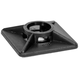 Buntbadsfäste Svart 5St