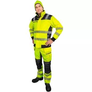 Byxor Stretch Med Spikfickor M Triton Fl.Gul/Svart