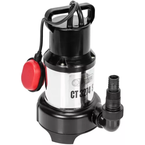Dränkbar Pump 650W Inox/Plast 1 1/4 Smuts Max 30Mm