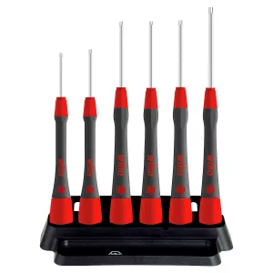 Finskruvmejselsats 6 Delar Torx T4-T9