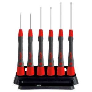 Finskruvmejselsats 6 Delar Torx T7-T20