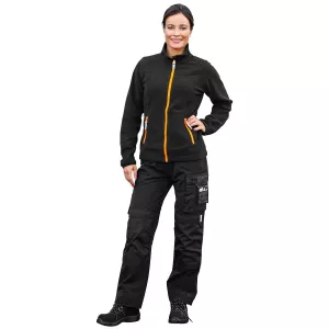 Fleecejacka S Argonit Svart/Fl.Or