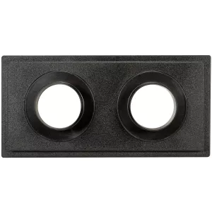 Frampanel För Värmeaggregat Med 2X50Mm Utblås