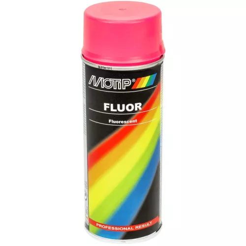 Sprayfärg Fluorescerande 400Ml Ljusröd