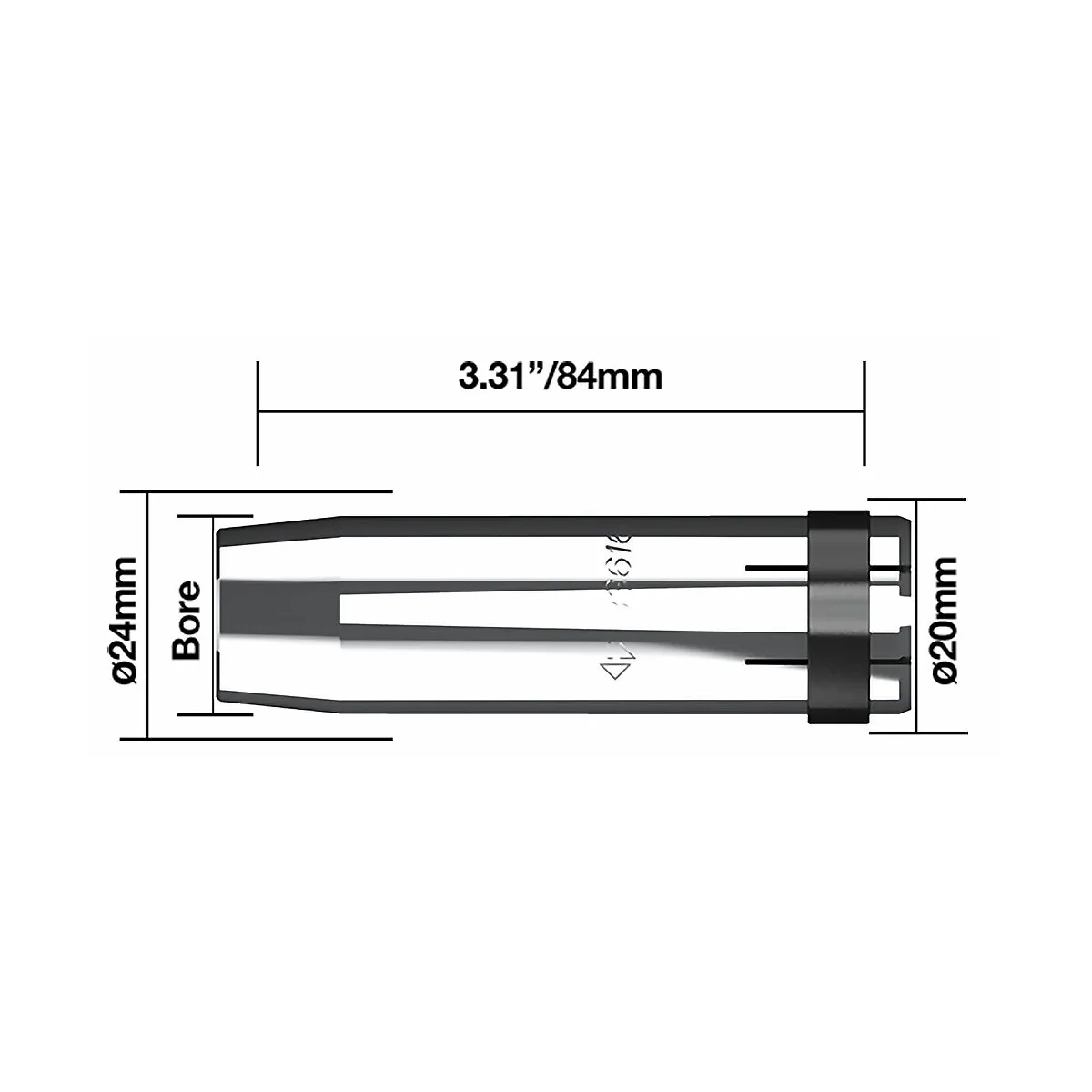 Gasmunstycke 16Mm 2St Parweld