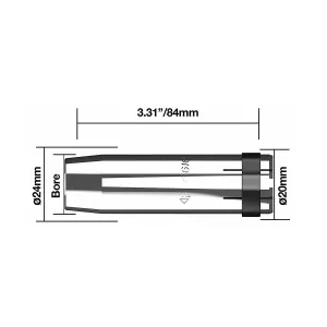 Gasmunstycke 16Mm 2St Parweld