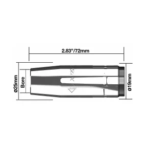 Gasmunstycke 16Mm Xp8 Parweld