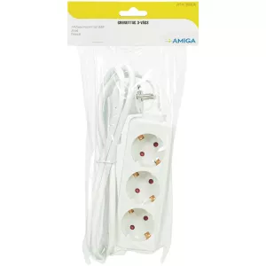 Grenuttag 3-Vägs 1,4M Vit