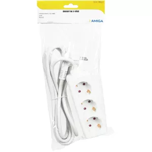 Grenuttag 3-Vägs 3M Vit