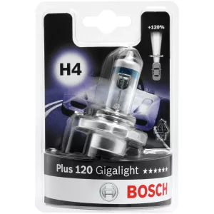 Halogenlampa Bosch H4 Gigalight Plus 120 12V