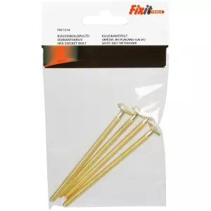 Insexskruv M6X100 Mässing 4St 310