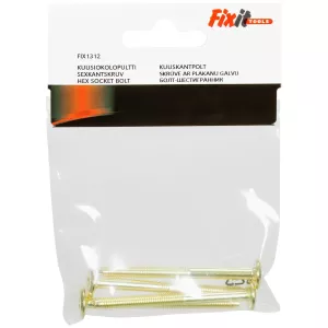 Insexskruv M6X70 Mässing 4St 310