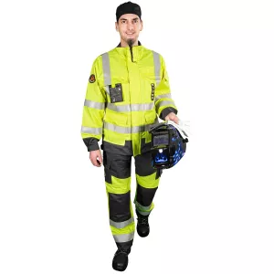 Jacka S Flams. Serpent Fl.Gul/M.Grå Kl.3 En20471