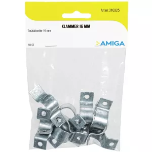 Klammer För Kabelskydd 16Mm 10St