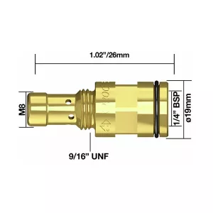 Kontaktrörshållare M8 Xp8 Parweld