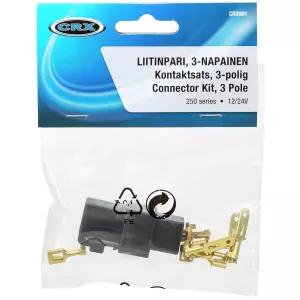 Kontakter 3-Polig 12/24V