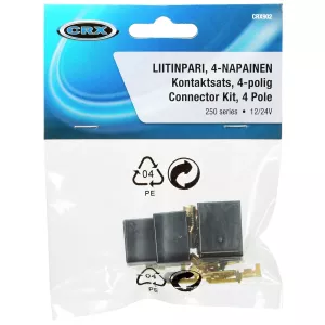 Kontakter 4-Polig 12/24V