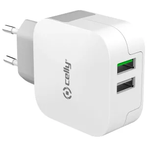 Laddare För Vägguttag 2Xusb 3.4A