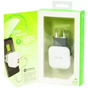 Laddare För Vägguttag 2Xusb 3.4A