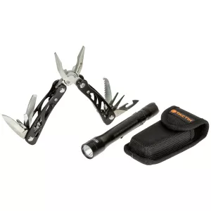 Multiverktyg Och Ficklampa