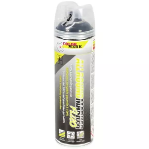 Märkningsspray 500Ml Svart Fluor 360Grad
