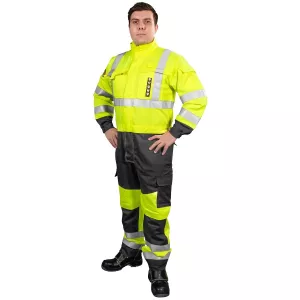 Overall 3Xl Flams. Sircler Fl.Gul/M.Grå Kl3 En2047