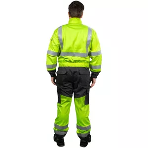 Overall L Flams. Sircler Fl.Gul/M.Grå Kl3 En20471