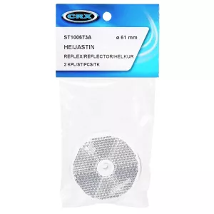 Reflex Vit Rund 61Mm Monteringshål 2St