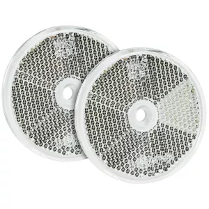 Reflex Vit Rund 61Mm Monteringshål 2St