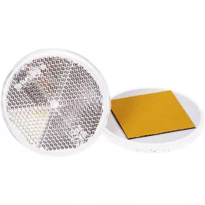 Reflex Vit Rund 61Mm Självhäftande 2St