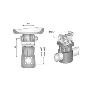 Rörfäste För Arbetsljus
