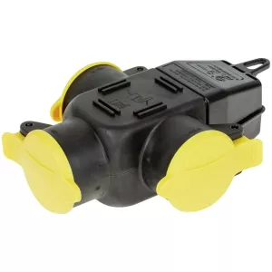 Skarvuttag 3-Vägs 230V Ip44