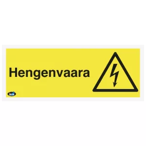 Skylt Hengenvaara 200X80