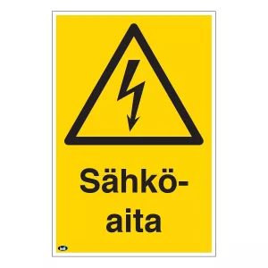 Skylt Sähköaita 200X300 Plastik