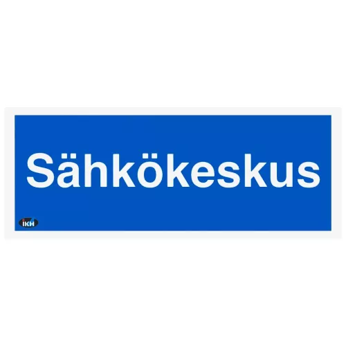 Skylt Sähkökeskus 200X80