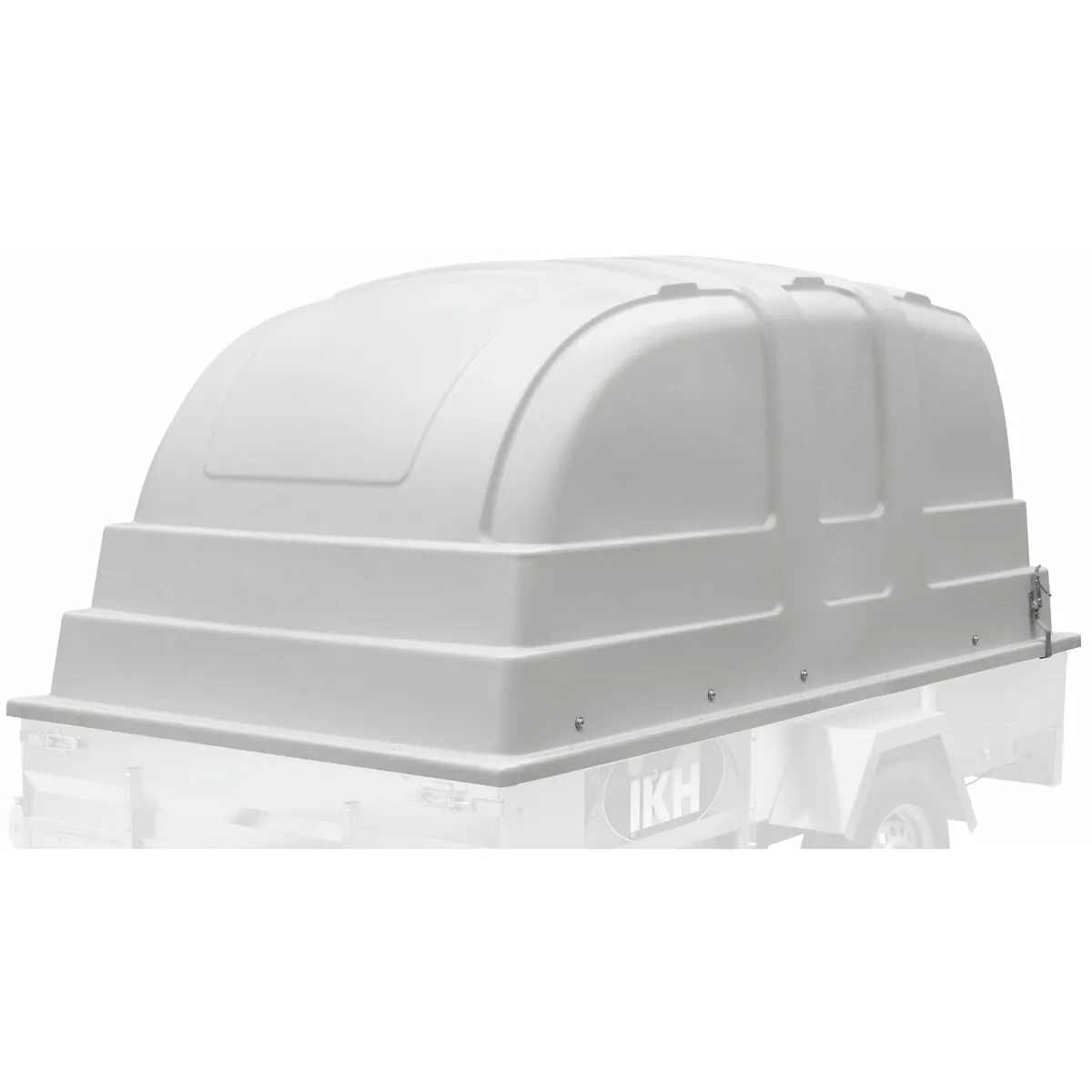 Släpvagnskåpa 262X125X100 Grå Jaxal (Hdpe)