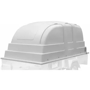 Släpvagnskåpa 262X125X100 Grå Jaxal (Hdpe)