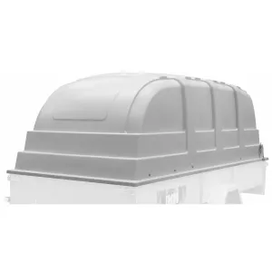 Släpvagnskåpa 350X150X108 Grå Jaxal (Hdpe)