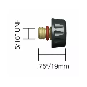 Spännhuvud Kort Wp9 Parweld