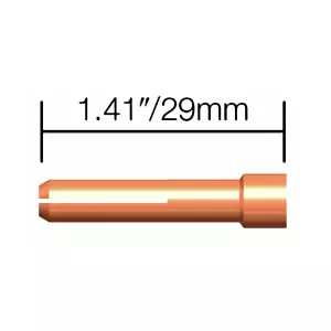 Spännhylsa Kort 1/16" / 1,6Mm Wp17 2St Parweld