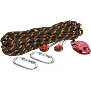 Säkerhetslina 10M + Stopp + 2 Krok