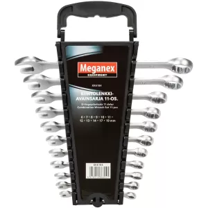 U-Ringnyckelsats 11 Delar Mm