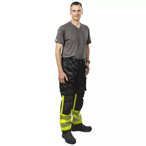 Varselbyxor 4Xl Greyson Fl.Gul/Svart Kl1